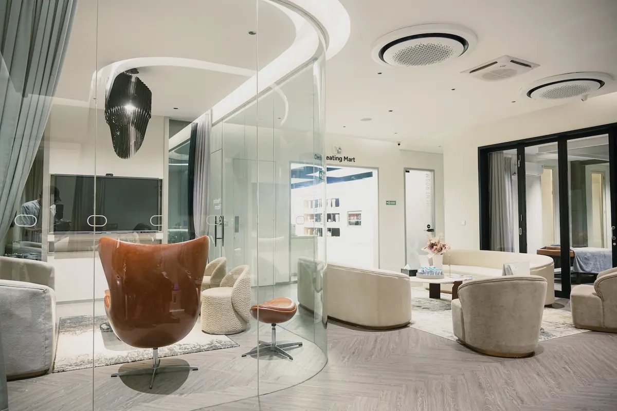 SKYN Clinic — Area konsultasi