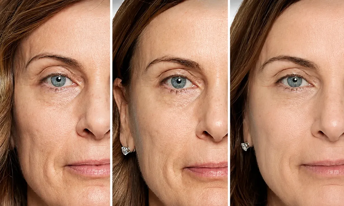 Sculptra before & after — progresi hasil pada pasien